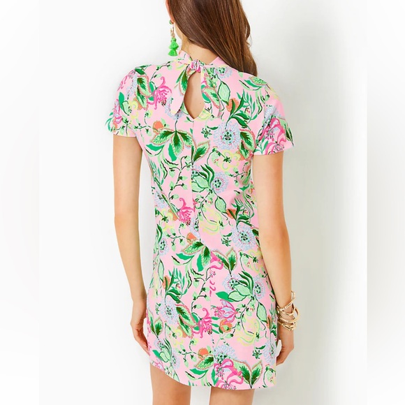 Lilly Pulitzer Hallie Short Sleeve Via Amore Spritzer Dress - Picture 3 of 6